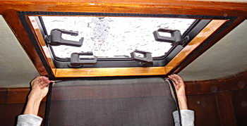 hatch screens for yachts